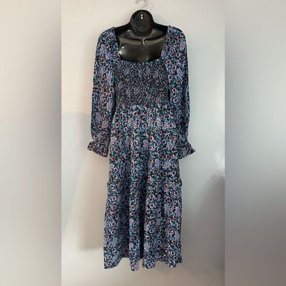 NWT Band of the Free - ROSELIN SAPPHIRE FLORAL LONG SLEEVE MAXI DRESS - Picture 4 of 9